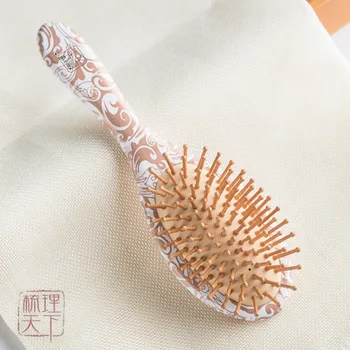 

Massage Scalp Air Cushion Cushion Comb Coloured Drawing Hairdressing Comb Tangle Teezer Online Celebrity Gift Gift Wooden Comb