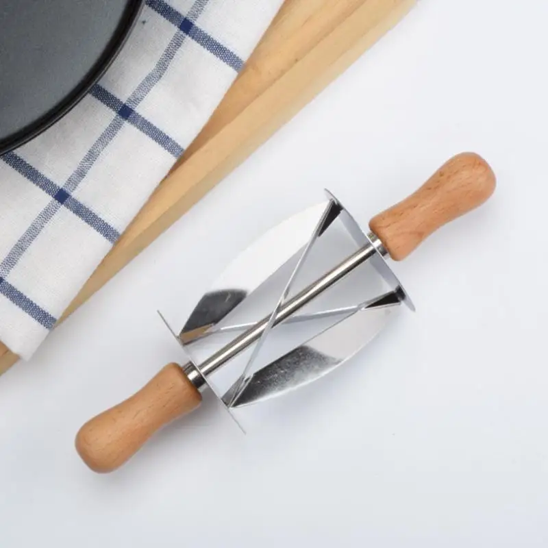 1 шт. ролик из нержавеющей стали тесто круассан Овощечистка лапши палочка бумага Diy Инструменты для выпечки Кухонные Принадлежности