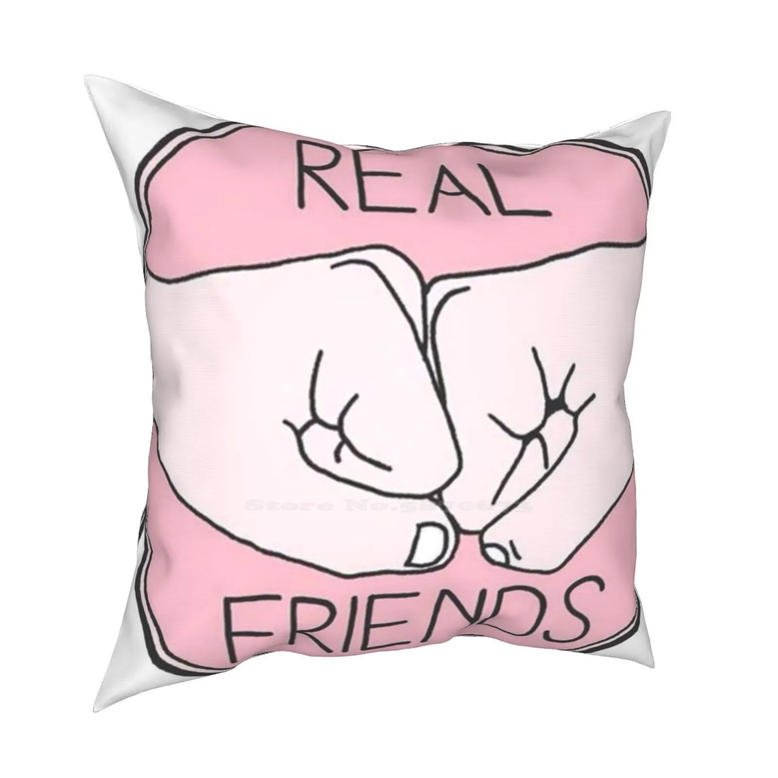 Настоящие друзья, мягкая удобная наволочка, модный стиль, гранж, гранж, мягкая, хипстерская, городская, Готическая наволочка Настоящие друзья, мягкая удобная наволочка, модный стиль, гранж, гранж, мягкая, хипстерская, городская, Готическая наволочка