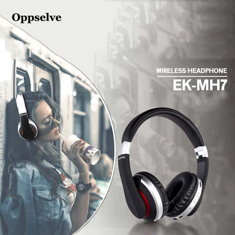 Oppselve Wireless Bluetooth Headphone for iPhone 11 Pro Max X XS MAX Foldable Headset Portable Earphone with Mic for Phone