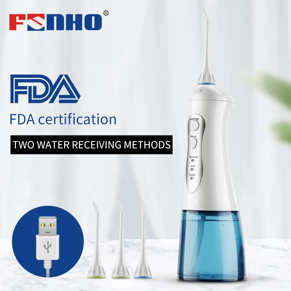 

Funho Oral Irrigator Rechargeable Water Flosser Portable Dental Water Jet Tank Waterproof Teeth Cleaner Irrigador Bucal