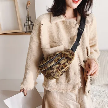 

2020 New Fashion Neutral Outdoor Zipper Leopard Print Messenger Bag Sport Chest Bag Waist Bag unique Packs Drop Shipping #YL5