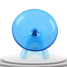 Hamster pour animaux de compagnie petits animaux soucoupe volante exercice plastique Stable souris créative silencieux roue de course disque jouet Cage accessoires