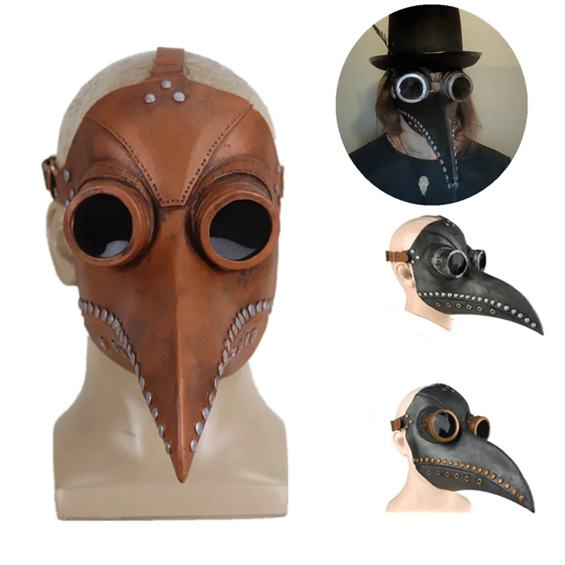 Plague Doctor Mask Latex Cosplay Props