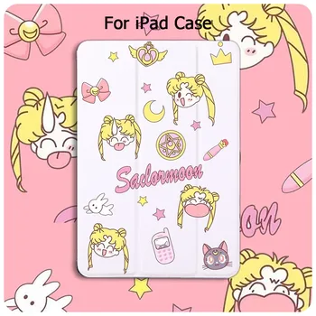 

For iPad 9.7 2018 5/6th Case TPU Sailor Moon Leather Cover for iPad Air 1/2 Mini 1/2/3/4/5 iPad 2/3/4 Air 10.5 pro9.7 case