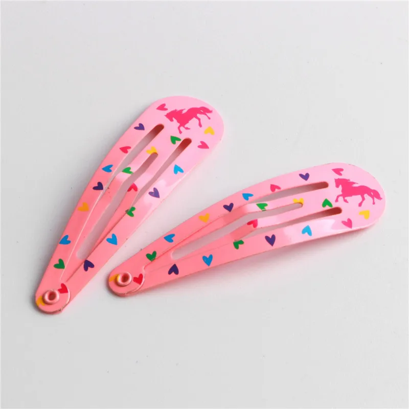 20/40 Pcs/Lot Hair Clips Candy Color Dripping Hair Clip Princess Barrette Korean Hairclip Cartoon Headdress Hairpins for Girls