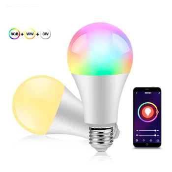 

Smart Light Bulb 15W WIFI Hue Light E27 RGB LED Lamp Dimmable Bluetooth Magic Bulb Compatible Alexa and Google Home