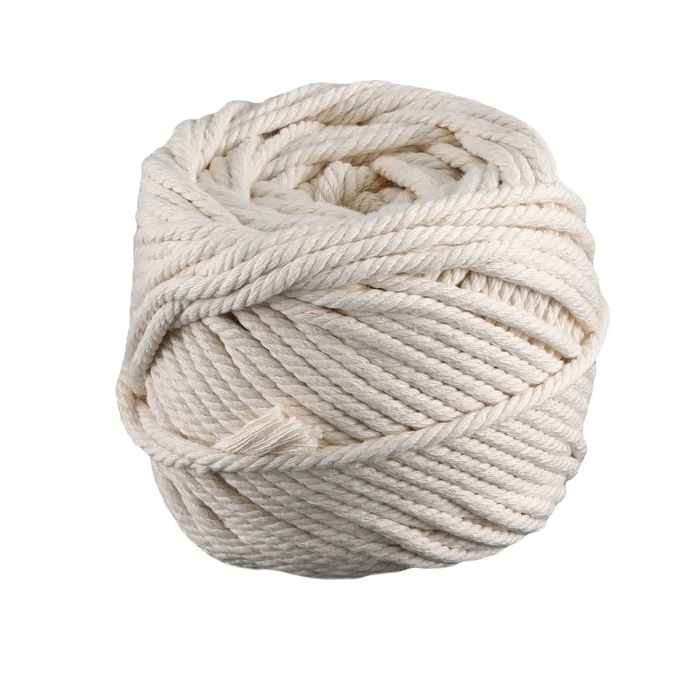 

Cotton Rope Binding Rope Diy Handmade Tapestry Braided Rope Beam Drawstring Natural Strength