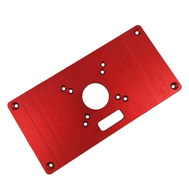 

Router Table Saw Insert Base Plate Aluminum Alloy Trimming Machine Flip Board