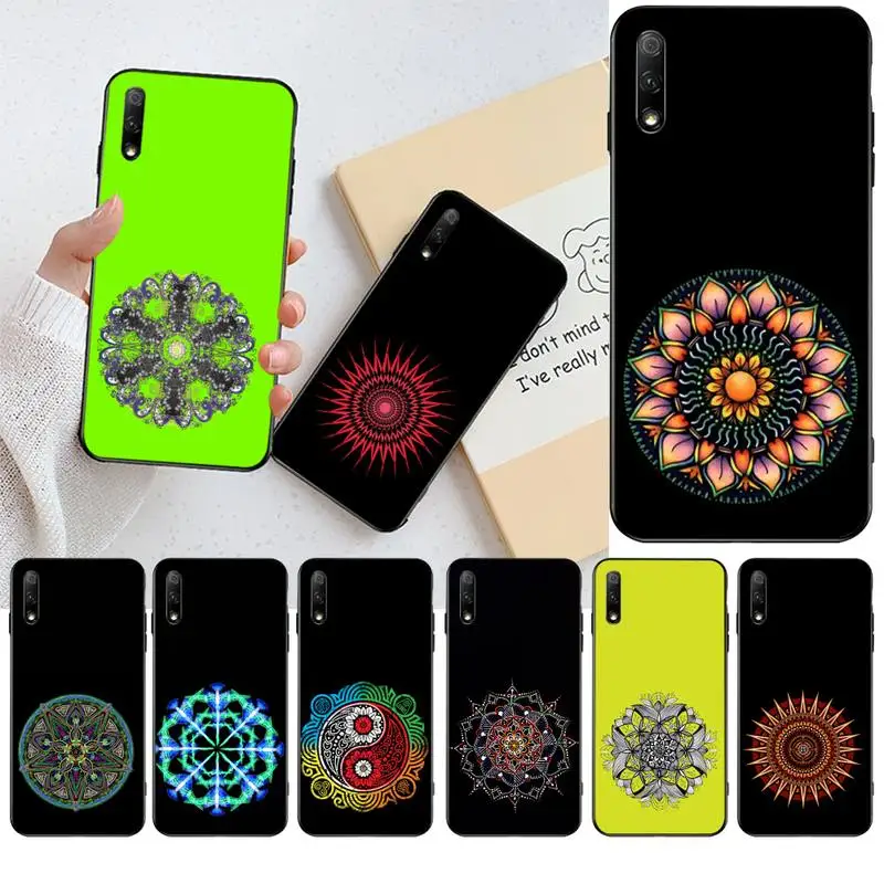 HPCHCJHM чехол для телефона с принтом Мандала Национальный Ветер ТОТЕМ Huawei Honor 20 10 9 8 8x
