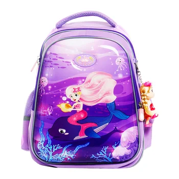 

Children Orthopedic Backpack for Kids Girls Mermaid Design Schoolbag Primary School Backpacks Mochila Infantil