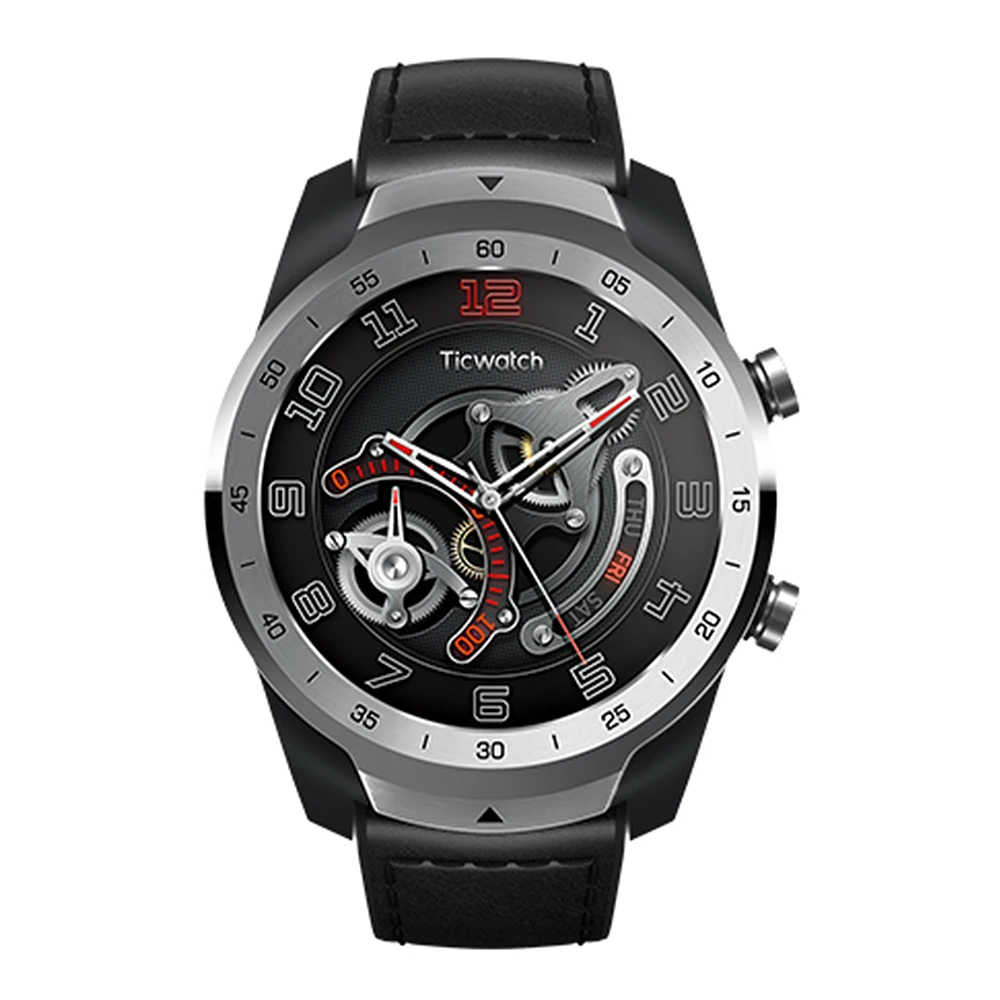 Ticwatch Pro Смарт-часы водонепроницаемые Bluetooth, умные часы с поддержкой NFC Pay men ts/Google Assistant от Google Smartwatch men