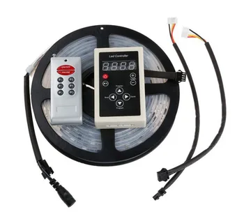 

5M Magic Dream Color 5050 RGB 6803 IC IP67 Waterproof LED Strip Light & 133 Change RF Remote Controller