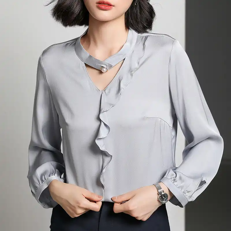 Blusas Elegantes De Seda Online Sale, UP TO 70% OFF | www.apmusicales.com