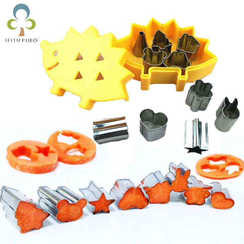 10 шт. овощные Фрукты мини фрезы в виде Ёжика коробка торт печенье пирожные форма