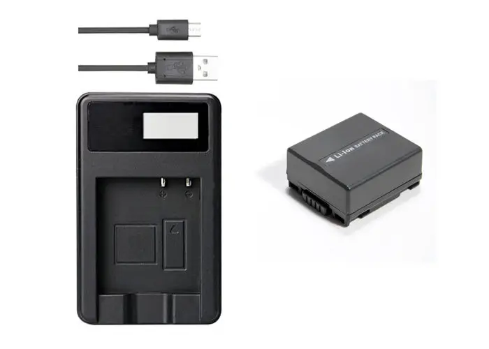 CGA-DU07 CGA-DU06 VW-VBD070 DU07 CGA-DU14 DU21 Батарея+ USB Зарядное устройство для цифрового фотоаппарата Panasonic SDR-H48, H68, H200, H250, H280, VDR-D160, D258, D300 - Цвет: Черный