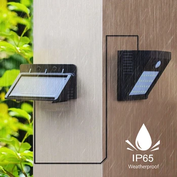 

Garden Night Light Separable Solar Panel Outdoor LED Wall lamp Motion Sensor/Night Sensor Solar light For #1108
