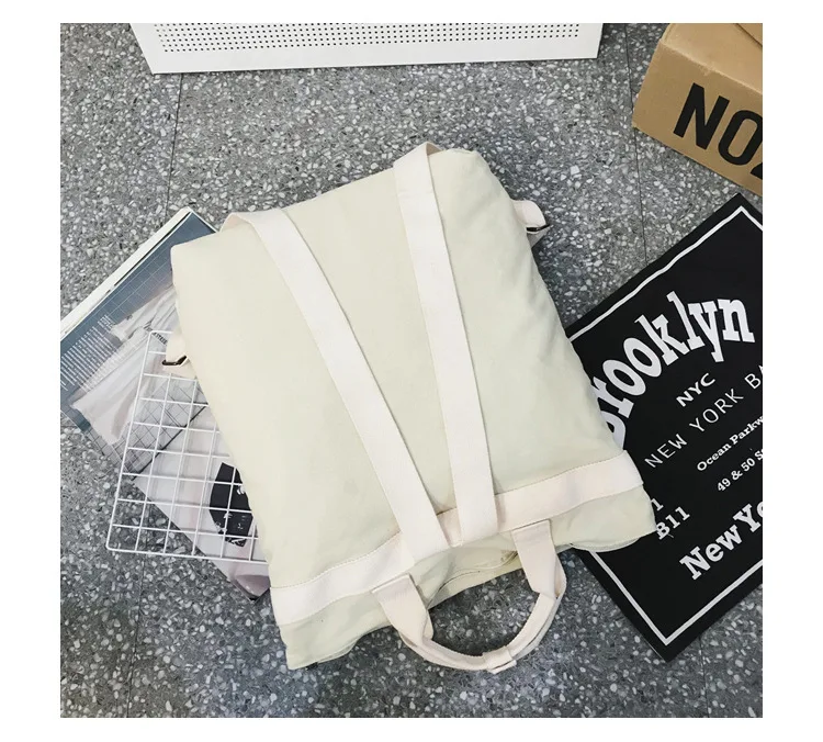Retro Large Capacity Soft Canvas Women's Backpacks Fashion Student Schoolbag Teenager Girl Travel Backpack Sac A Dos 2021 New