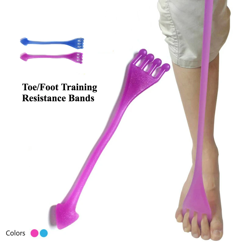 

Foot Toe Silicone Mini Band Men Women Training Soft Multi-function Tension Rope Portable Elastic String Sport Training Equipment