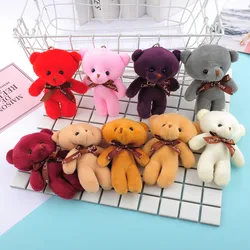 Peluche de oso de una pieza para niños, colgante de oso de peluche, llavero creativo, regalo de Anime, Kawaii