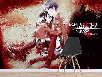 

[Self-Adhesive] 3D Attack On Titan 602 Japan Anime Wall Paper mural Wall Print Decal Wall Murals Belly
