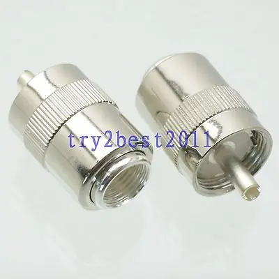 DHL/EMS 50 шт. разъем UHF PL259 разъем контактный припой RG8 RG213 LMR400 RG214 коаксиальный-C1