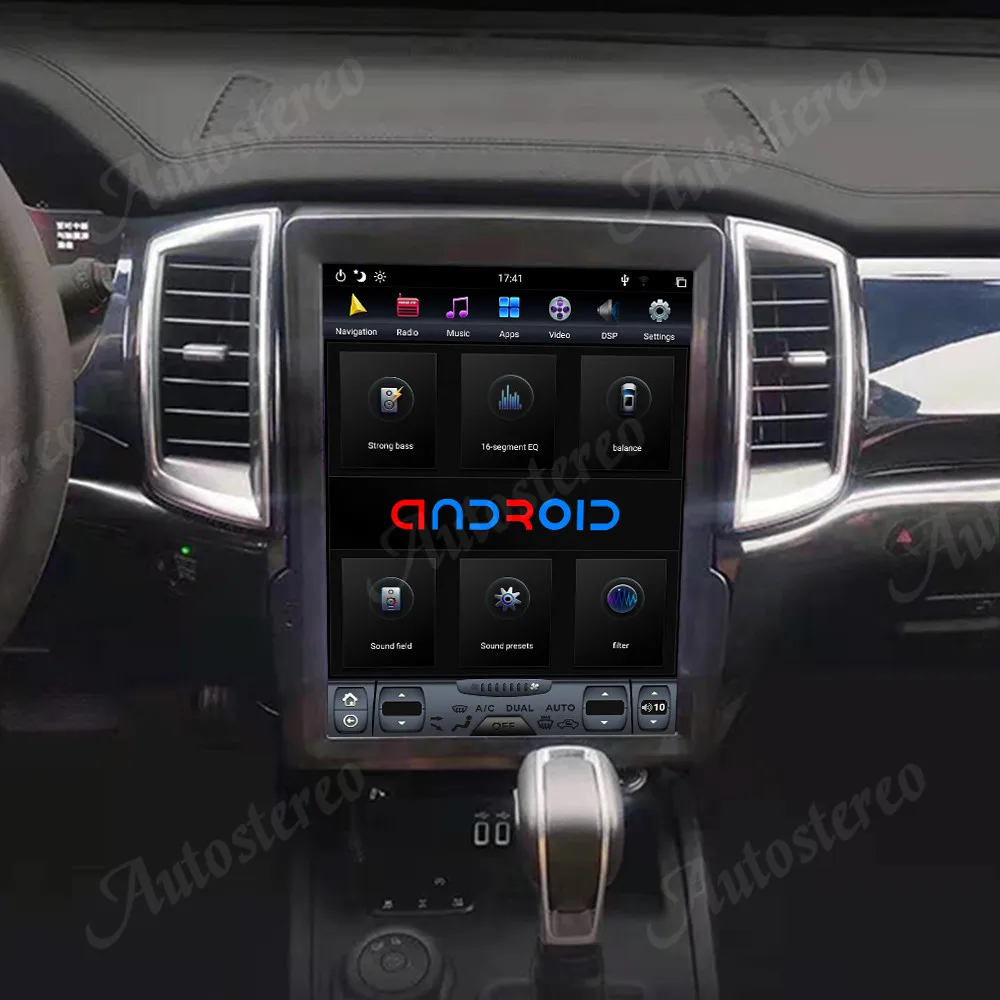 Android13 Carplay For Ford Ranger Pickup 2015-2024 Vertical Screen Tesla Radio C