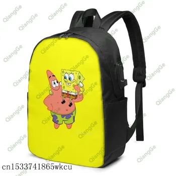 

Anime Backpacks Spongebob Squarepants Squidward Tentacles Patrick Star Custom Usb School Sports Travel Backpacks 2020