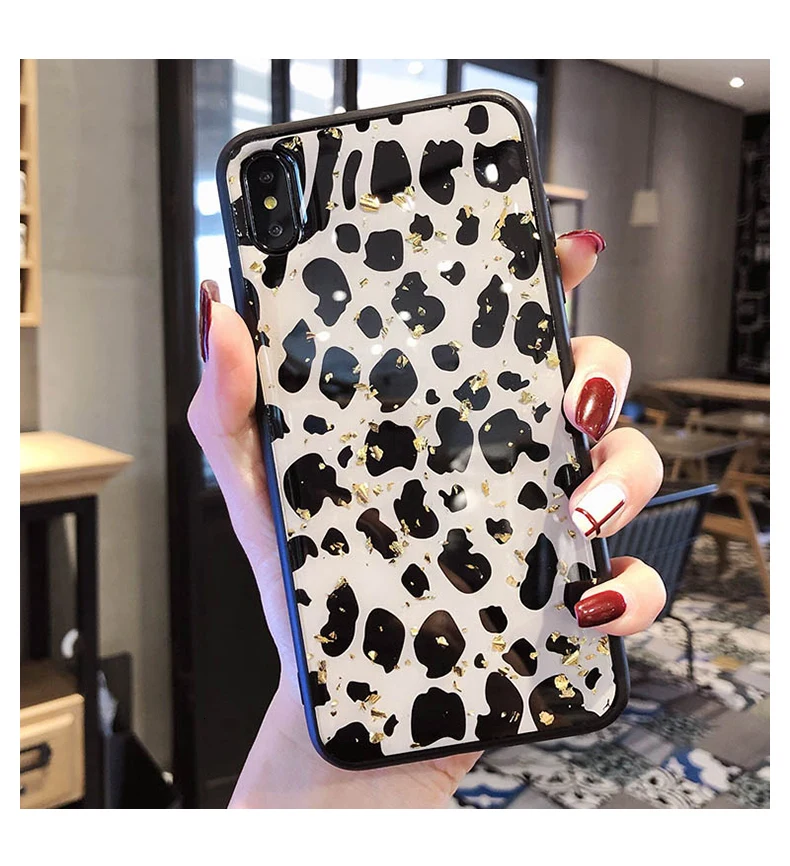 IMIDO Леопардовый резиновый чехол для IPhone 11pro Max XS XR XS Max чехол для IPhone 7 6S 8plus Модный чехол