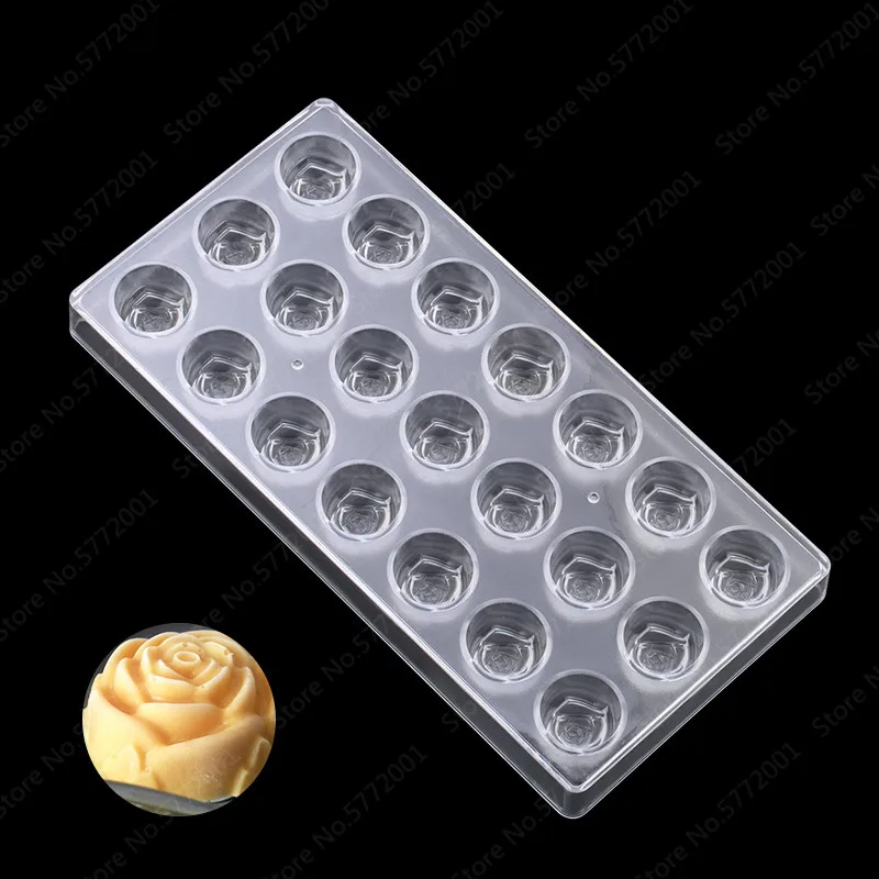 21 Розовая прозрачная Алмазная шоколадная форма для выпечки сделай сам