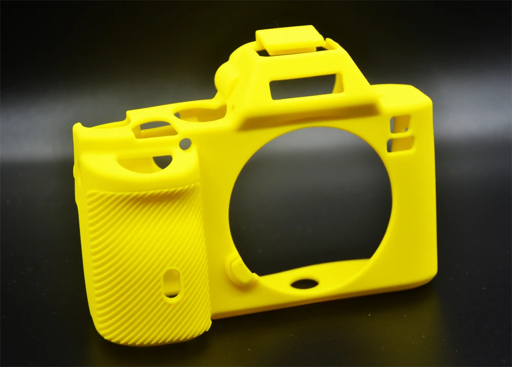 Красивый мягкий силиконовый чехол для видеокамеры sony A7 A7R A7S A7 R A7 Mark 1 резиновый чехол для камеры защитный чехол - Цвет: Yellow