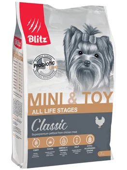 

BLITZ BLITZ ADULT MINI & TOY BREEDS of adult dogs of small breeds