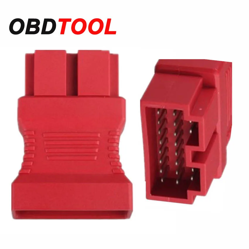 

2019 New OBD-II OBDII 16PIN Connector Connector for X-300 X300+ Pro Auto Key Programmer Car Diagnostic Tool OBD2 Adapter Plug