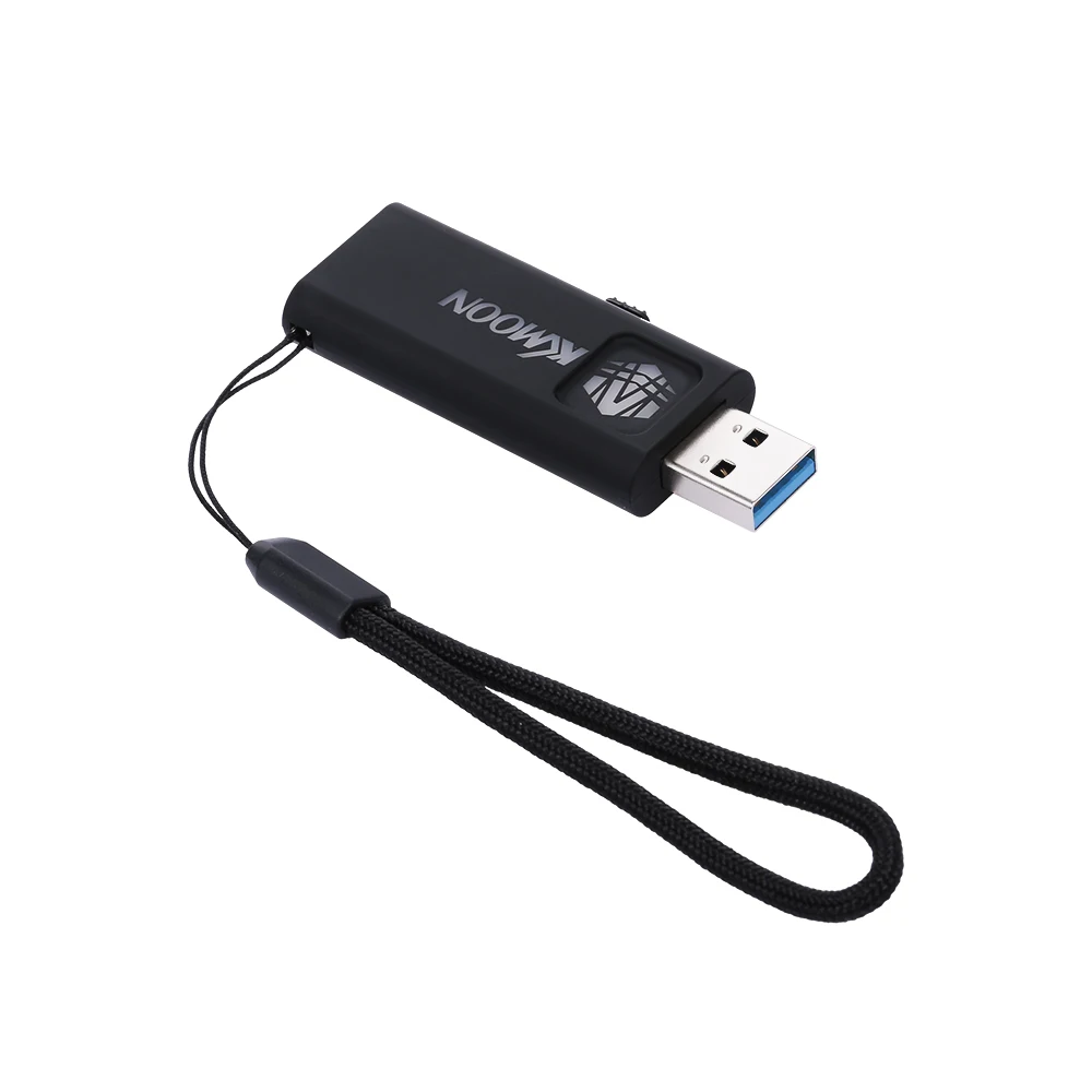 KKmoon 64GB USB3.0 U диск USB флэш-накопитель слайд дизайн высокоскоростной U диск для ноутбука/автомобиля/рабочего стола с бесплатным ремешком