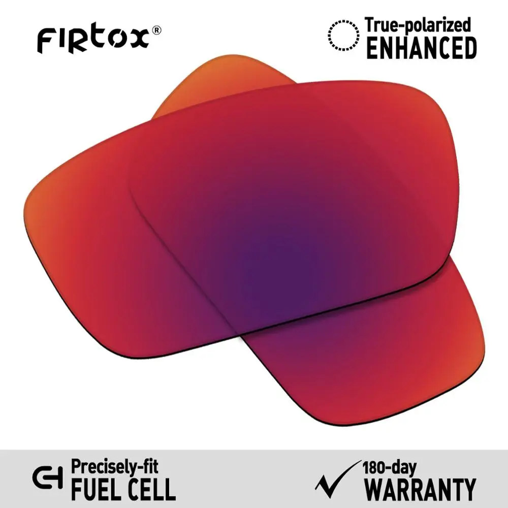 Purple Red Firtox настоящие поляризованные Сменные рассеиватели UV400 для солнцезащитных очков-солнцезащитных очков oxley Fuel cell OO9096(Только Совместимые линзы)-несколько цветов - Цвет линз: Purple Red