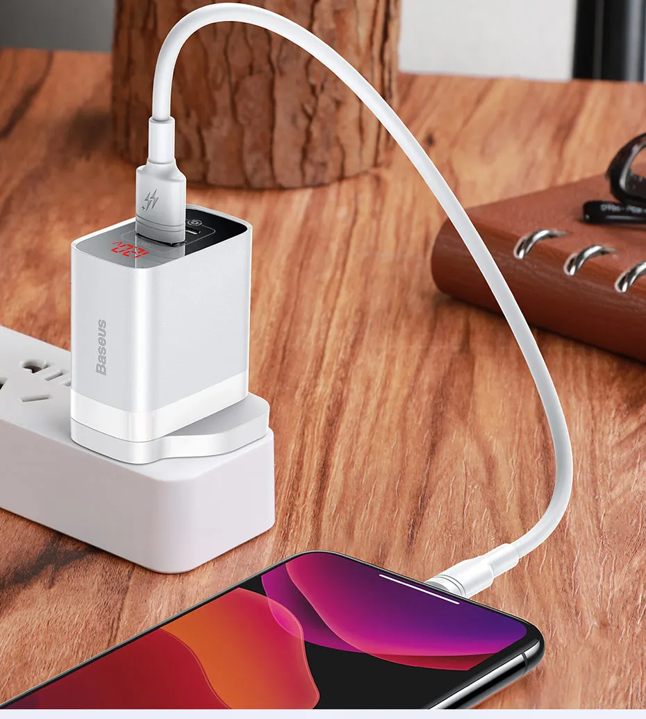 Светодиодный дисплей, мульти USB зарядное устройство для мобильного телефона, адаптер питания для iPhone, samsung, xiaomi 9, настенная розетка для быстрой зарядки, универсальная штепсельная вилка европейского стандарта