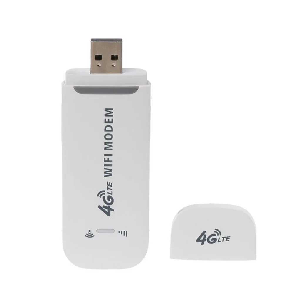 4G LTE адаптер USB универсальный 150 Мбит/с Белый беспроводной небольшой высокоскоростной сетевой карты разблокированный ключ маршрутизатор палка WiFi модем