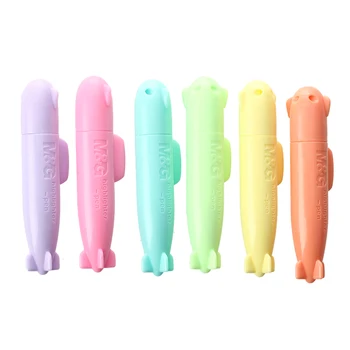 

6 PCS Highlighter Fluorescent Marker Graffiti Pen School Office