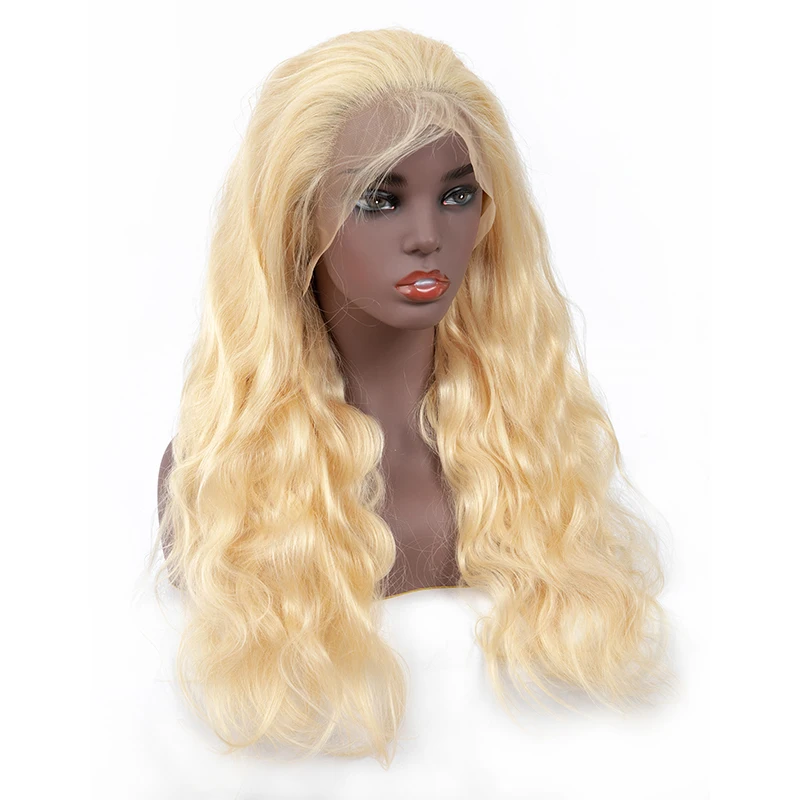 

[Bestsojoy] Body Wave 13X4 Lace Front 8"-22" M Remy Human Hair Wig 613 Blonde Lace Front Wig With Baby Hair 150% Density