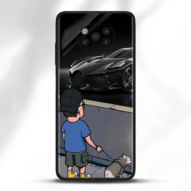Boy See Sports Car jdm Drift For Xiaomi Poco X3 NFC M3 Pro F3 X3 GT F1 Capa for MI Note 10 Pro Case For mi CC9 Pro A3 A2 Lite B12