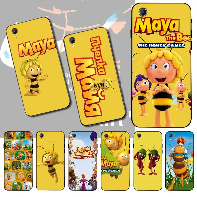 Мягкий силиконовый черный чехол NBDRUICAI Maya the Bee для Vivo Y91c Y17 Y51 Y67 Y55 Y93 Y81S Y19 Y7S |