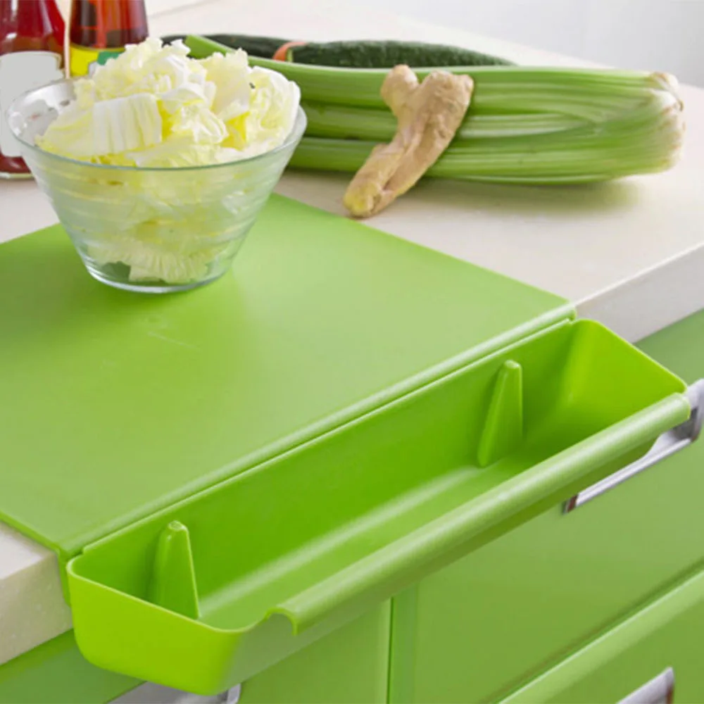 2 in 1 Kitchen Chopping Blocks Tool Non-slip Cutting Board Kitchen PP Cutting Boards Classification Chopping Board Camping Tool