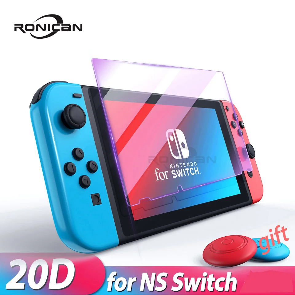 Защитное стекло для Nintendo Switch закаленное защиты экрана NS стеклянные аксессуары