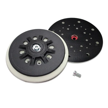 

6 Inch 17-Hole Dust-Free Back-Up Woodworking Sanding Pad For 6" Hook And Loop Grinding Discs Grinder Metal Polishing Accessories