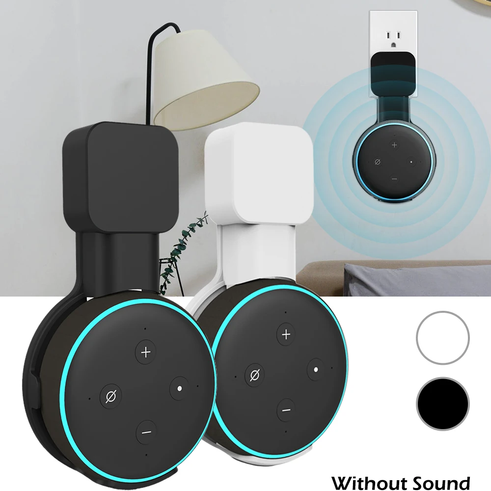 Розетка настенный держатель для Echo Dot 3 компактный стенд для умного дома спикер s с разъемом шнура аксессуары для динамиков