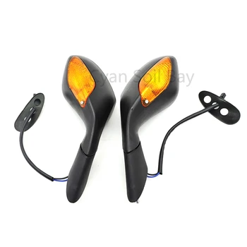 

For Aprilia RSV4 1000 2010 Motorcycle Rear View Rearview Mirrors Side Mirror Aluminum rod and plastic Head Shell
