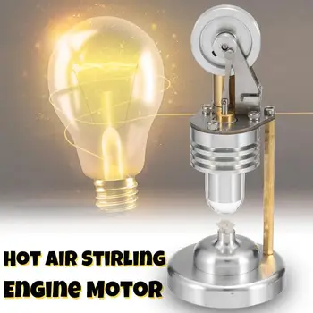 

Hot Vertical Stirling Engine Motor Model Electricity Generator School Demonstration Early Learning Education Toy For Kid
