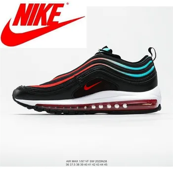 

Nike Air Max 97 OG Undftd Bullet Full Palm Cushion Running Shoes Men's and Women's Shoes Size 36-45 Black comfortable