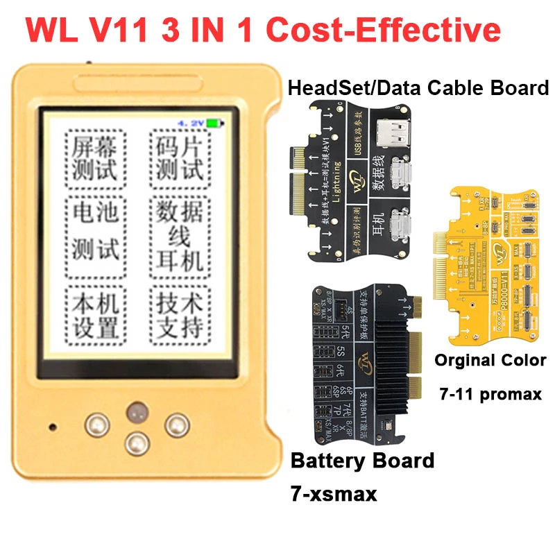 Wl V11 Lcd Screen Original Color Programmer For Phone 11 Xr Xsmax Xs 8p 8 7p Earphone Touch Battery Repair Good As Qianli Icopy Power Tool Sets Aliexpress