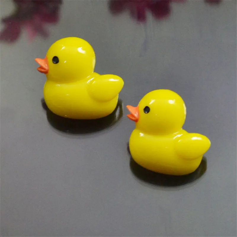 

Resin Filler Small Yellow Duck Diy Accessories Material Polymer Clay Mold Slime Accessories Toy for Children Slime Supplie Model